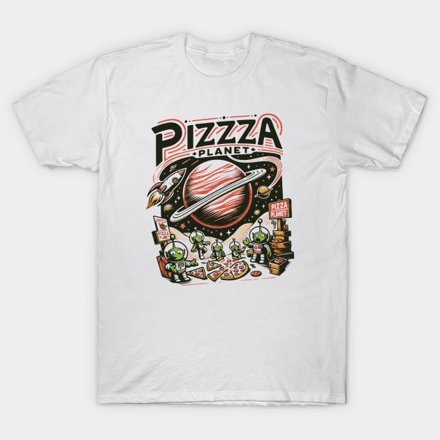 Pizza Planet Tribute - Fan Movie Theater Pizza Planet Movie Tribute - Pizza Planet best Tribute and Designs Piza Pitza Pitsa Planet Tribute - Pizza Lover Pizza Slice - Pizza and Chill T-Shirt by TributeDesigns